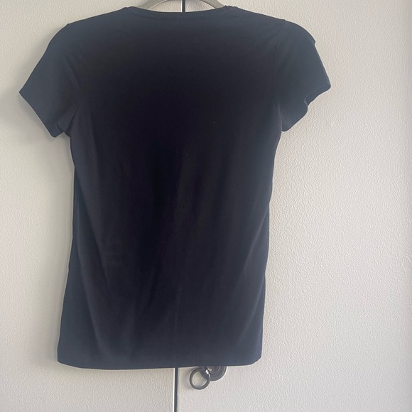 Valentine’s Day Special Black Tee with Lush Red Embroidered Heart - Picture 7 of 9